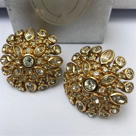 christian dior earrings|vintage christian dior earrings.